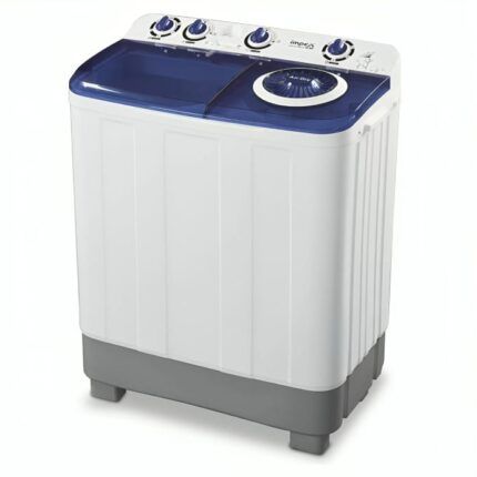 غسالة أمبكس حوضين 12 كيلو أبيض