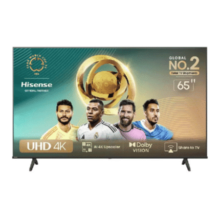 شاشة هايسنس 65A62N – 65 بوصة 4K سمارت نظام VIDAA