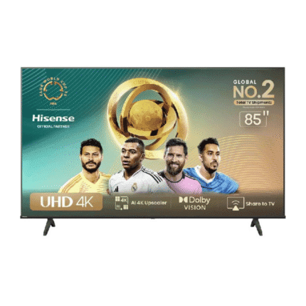 شاشة هايسنس 85A62N – 85 بوصة 4K سمارت نظام VIDAA