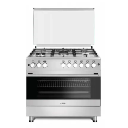 فرن جل جنرال غاز 5 عيون استانلس مقاس 90×60 موديل F9S50GF-HIXH