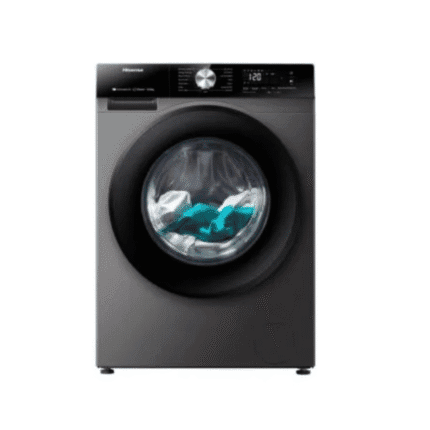 غسالة هايسنس WF3S1143BT6 أوتوماتيك – 10.5 كجم تحميل أمامي رمادي تيتانيوم