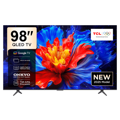 شاشة TCL ‎98‎ بوصة QLED 4K سمارت Google TV – موديل 98P8K